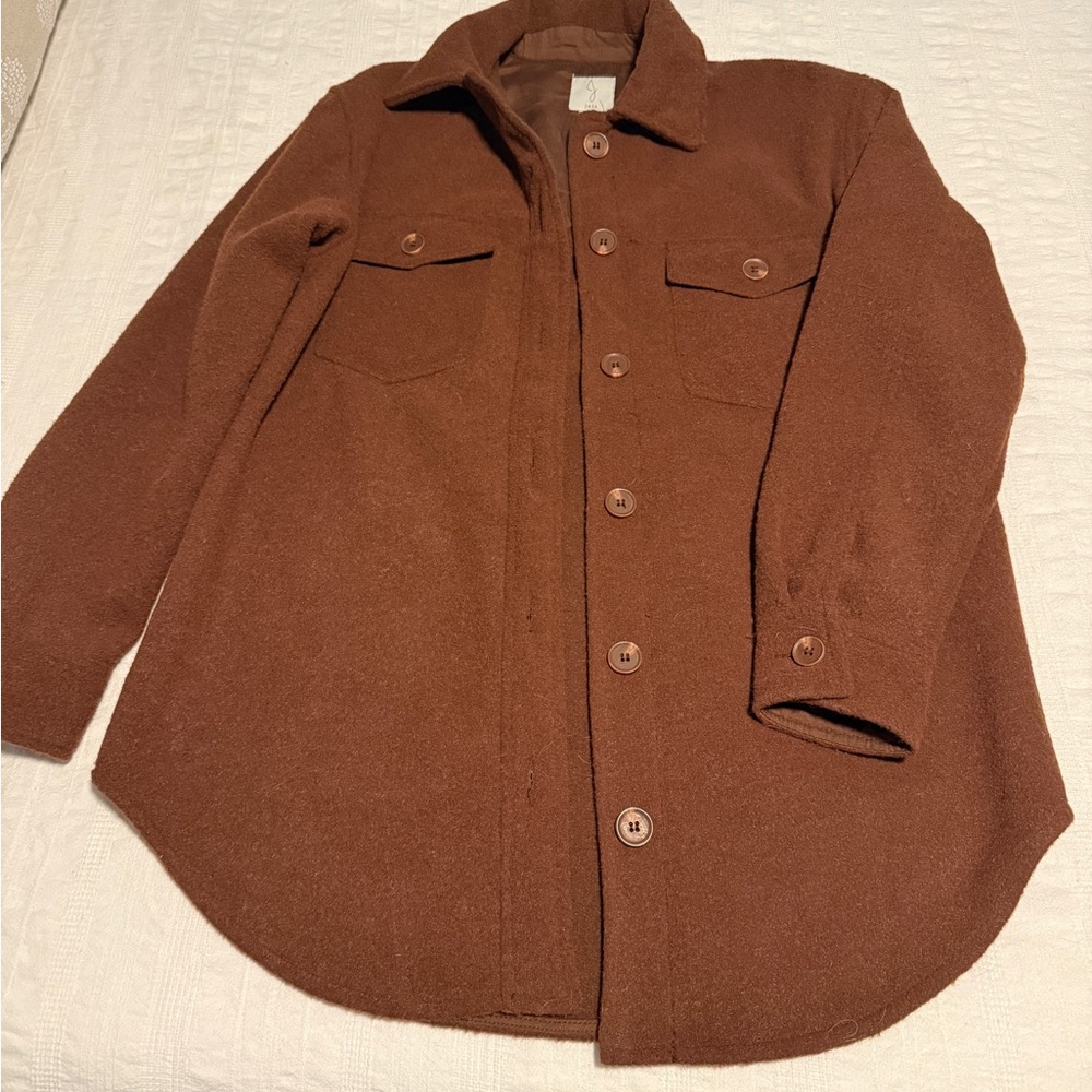Brown Shacket